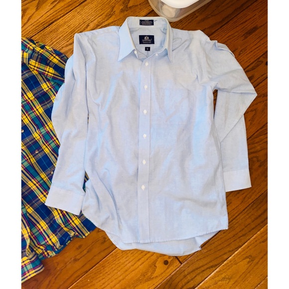 Men's 44R Blazers & 9 L/XL Dress Shirts Lot - Picture 16 of 16